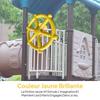 Playground Pirate Ship Wheel, Jungle Gym Steering props, Kids Wheel Toy,Amusement