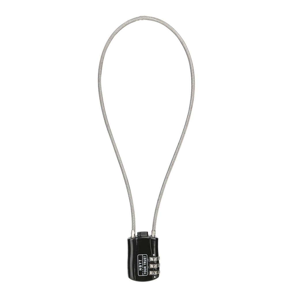 Cable Lock for Cycling Helmets Travel Luggage Security Combination Passwords Lock Cable Padlock Motorcycle Helmets Lock