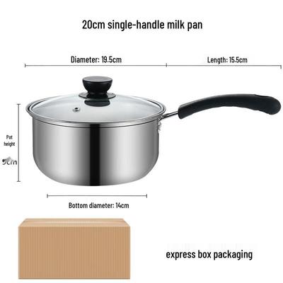 Yoshida Handwerker 304 Edelstahl Milchtopf mit Einzelgriff