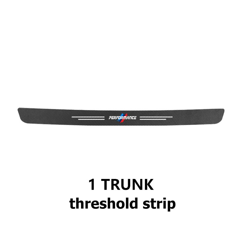 BBKN7 Car Sill Strip Texture Anti-scratch Protection Threshold Sticker For BMW E46 E90 F30 F10 F20 G20 E87 E60 F01 F02 G14 E83
