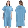 Microfiber Hooded Poncho Towel - Quick-Dry Changing Robe for Swimming, Surfing, and Beach for Men & Women