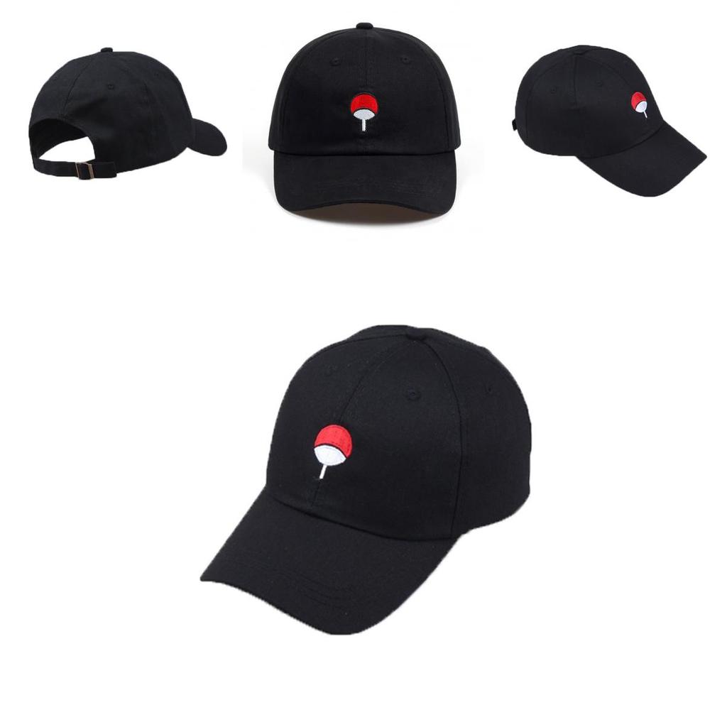 Cappellino da Baseball Naruto Anime con Logo del Clan Uchiha Itachi Sasuke Cappellini da Baseball Cappello Unisex