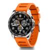 Victorinox FIELDFORCE SPORT CHRONO Wristwatch 316L Stainless Steel Case Black Dial Orange Rubber Strap Gift 241893