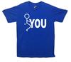 F**k You Stick Man Adult Humour Printed T-Shirt