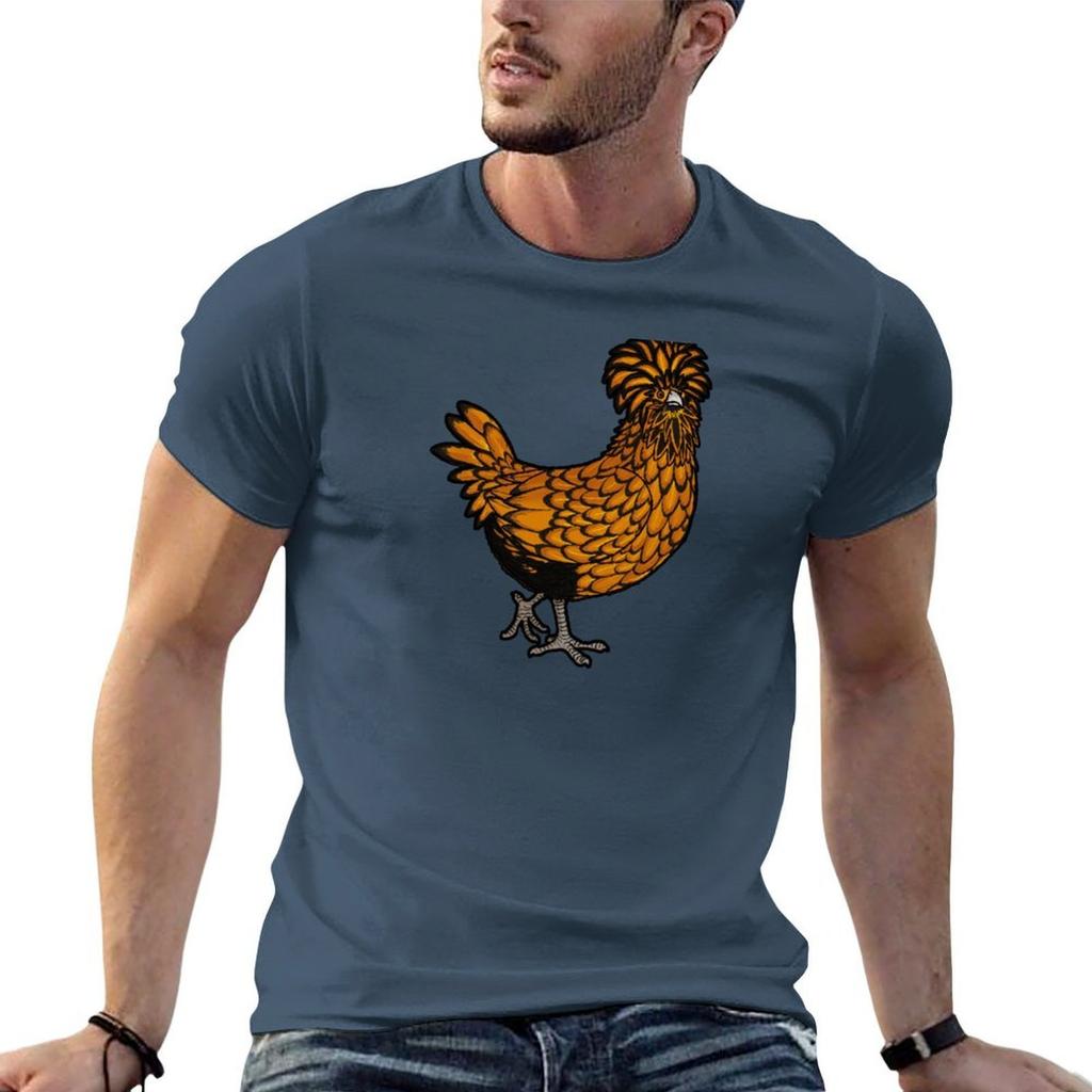 Goldenlaced Polish Chicken Tshirt Casual All Match Short Sleeve Tshirt