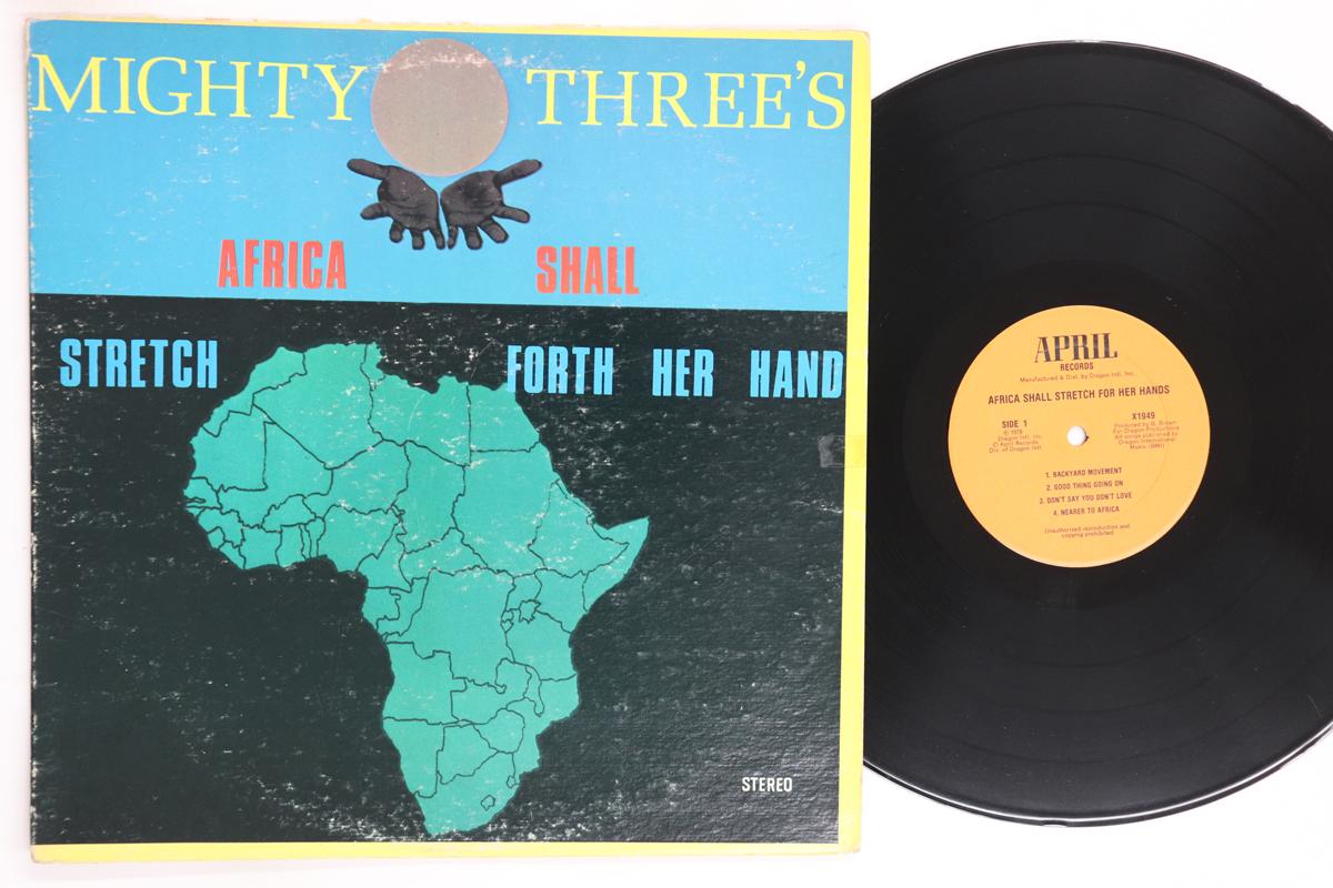

LP Record MIGHTY THREES Africa Shall Stretch Forth Her Hand X1949 April Records 1978 US Reggae Ska Dub Used