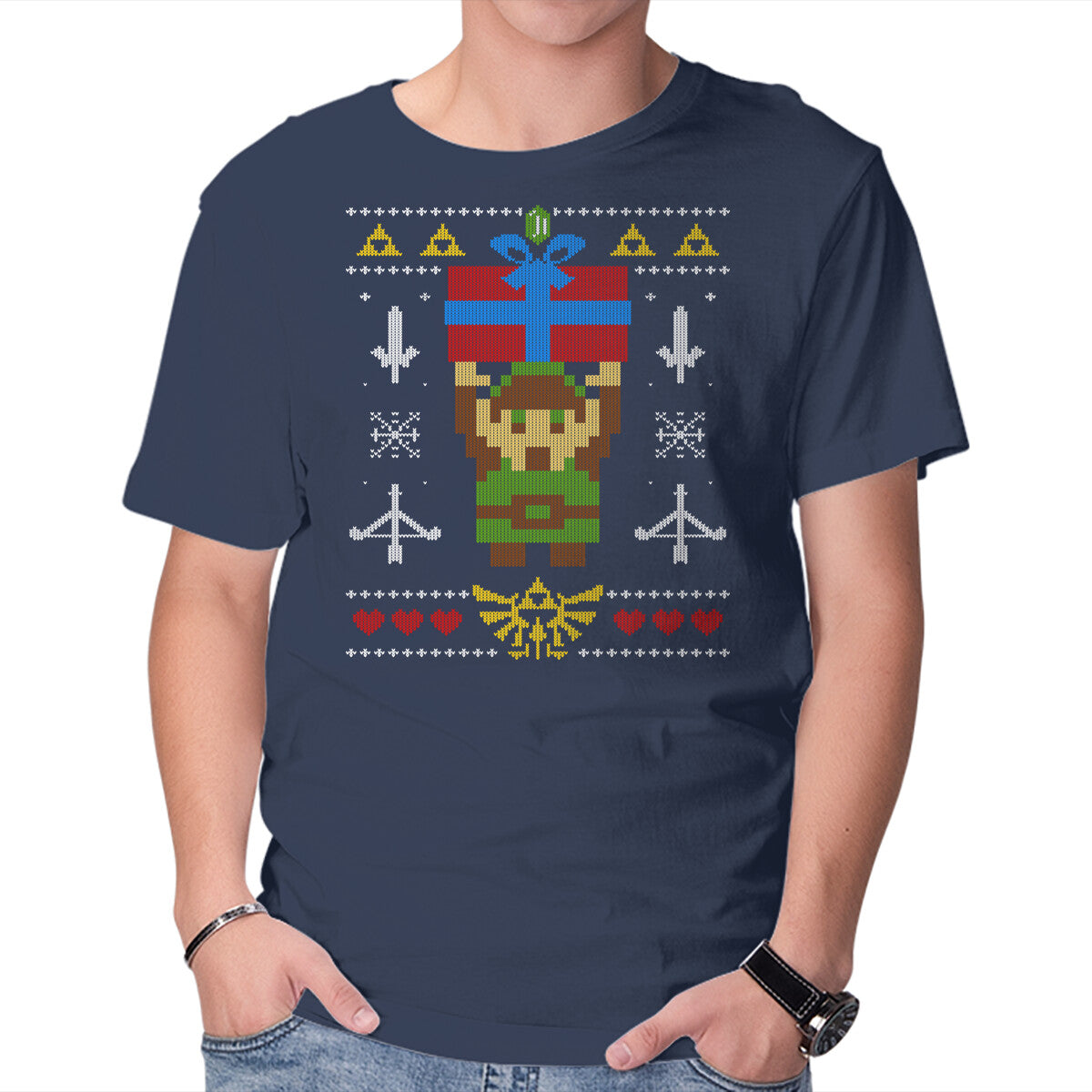 Unisex Crew Neck T-Shirt The Legend Of Christmas Graphic Short Sleeve Casual Tee XXXXL