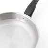 Bestco Dot Rich Stainless Steel Triple-Layer Frying Pan, 24cm, Mirror, ND-242