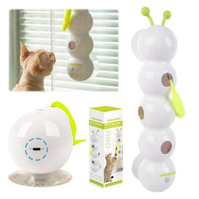 Jouet Interactif pour Chat Caterpillar Activé par le Mouvement Jouet pour Chaton Rechargeable Jouet Automatique pour Chat pour Chats d'Intérieur Ennuyés