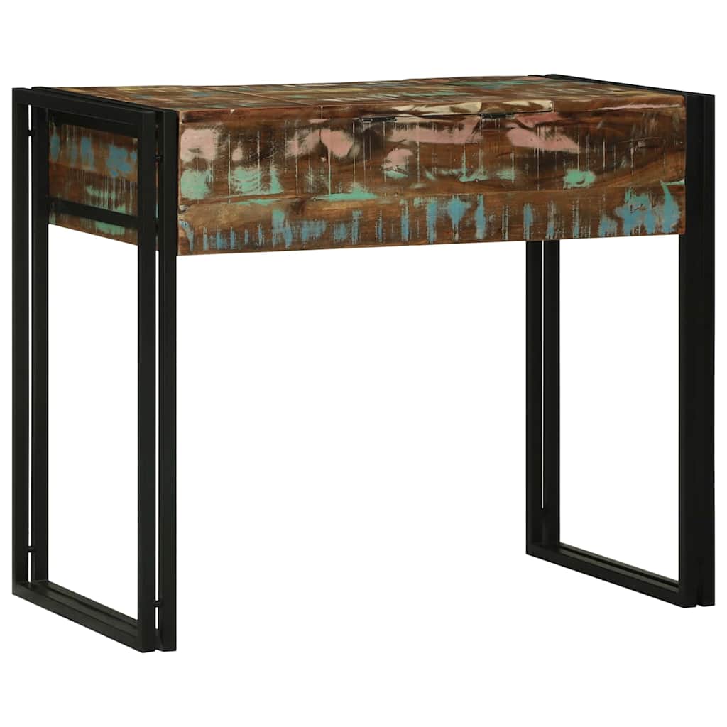 Bedroom Dressing Table Multi colored Solid Wood Reclaimed Wood