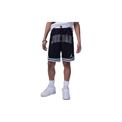 Alphabet Logo Print Striped Loose Straight Childrens Shorts Kids Bottoms Black FQ0611-010