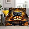 1PC Cute Cat, Cartoon Blanket, All Season Lightweight Home Office Outdoor Nap Multifunctional Blanket