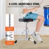 Kids Drum Set 5-Piece 16 in Beginner Children Drum Set with Throne Blue