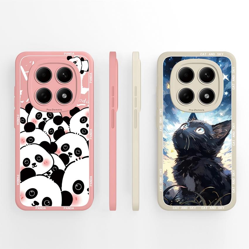 Per Custodia Redmi Note 15 Pro 4G 5G Note 15 15Pro+ 15R Cover Telefono Gatto Carino Silicone Liquido Morbido Paraurti Protettivo per Redmi Note15 Pro Guscio Leggero