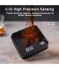 1Set Electronic Coffee Scale with Silicone Pad Digital Coffee Scale with Timer LED Display USB Charging Home Cafe Use Good Gift