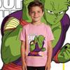 Dbz Piccolo Anime Print Cotton T Shirt Kids Boys Girls Casual Short Sleeve Tee Top Soft Breathable Summer Clothes