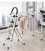 Multi-Functional Folding A-Frame Ladder and Drying Rack - Telescopic, Thickened Carbon Steel, No-Installation Required