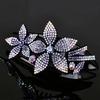 Women Large Hair Claw Rectangle Hair Clips Hairpin Flowers Hair Accessories