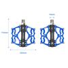 Promend MTB CNC Aluminum Alloy Peilin Bearings Big Flat Pedal Durable Lightweight Comfortable For Mountain Bike Road Gravel Bike