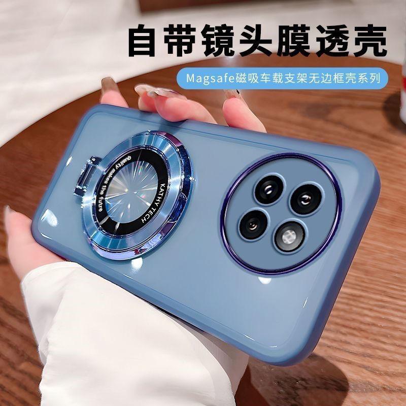 Applicable to Xiaomi civi4Pro mobile phone case civi4Pro mobile phone case with its own lens film all-inclusive anti-drop bracket for women