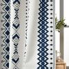 Blackout Curtains, Retro Pattern Design, Grommet Top, Thermal Insulated Drapery, Luxury Vintage Window Treatment for Bedroom Living Room