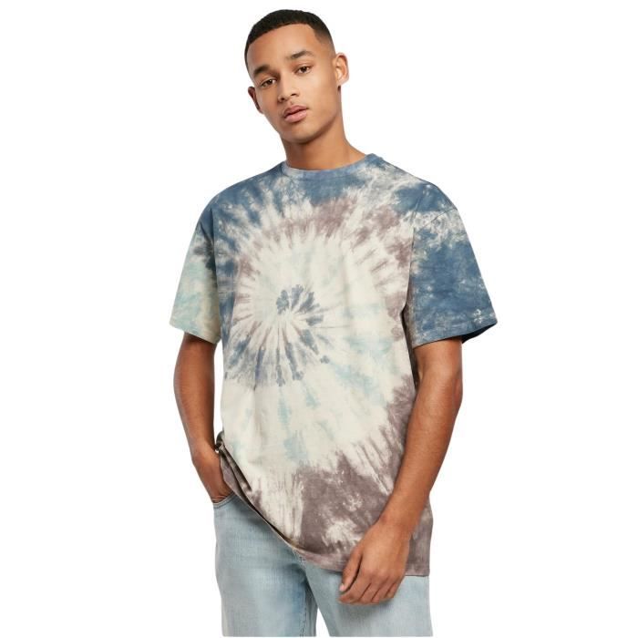 T-shirt Urban Classics Oversize Tie Dye - blanc - XXL