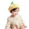 Solid Color Windproof Newborn Cotton Toddler Painter Hat Pumpkin Cap Infant Beanie Hat Baby Hat