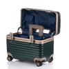 18-Inch Flip-Top Carry-On Suitcase with 20-Inch Aluminum Frame, Universal Wheels, and Small Lock for Men and Women