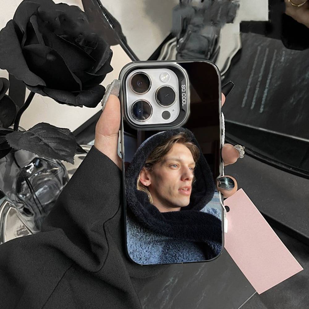 

F-Jamie Campbell Bower Phone Case For iPhone17, 16,15,14,13,12 Pro Max Black Candy Matte Shockproof Cover iPhone17promax
