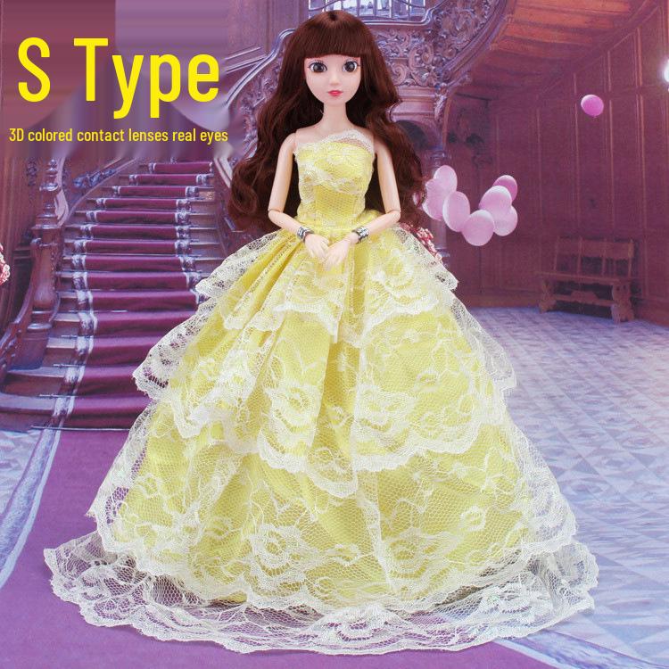 

Набор свадебного платья для куклы 30 см: Коллекция из 10 случайных платьев и юбок со шлейфом для сюжетно-ролевых игр, 5 штук в упаковке Clothes Only (Doll Not Included)