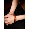 Bracciale Semplice in Palissandro e Sandalo per Donna Stile Etnico Vintage Bracciale in Legno Regalo