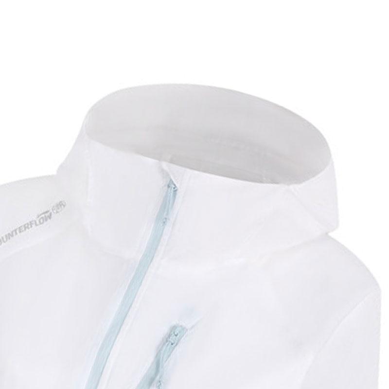 Li-Ning Comfortable Solid Color Casual Long Sleeve Windbreaker Women outerwear White AFDWF96-4