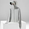 WEZHO Herren Radsport Eisseide Sonnenschutz Kapuzenpullover