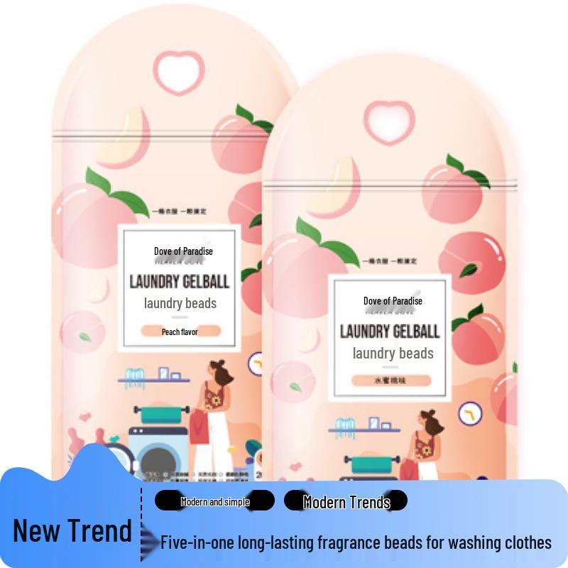 Newcomer Special: 5 Yuan Off - Camellia 5D Laundry Pods with Long-Lasting Scent for Fresh Clothes
