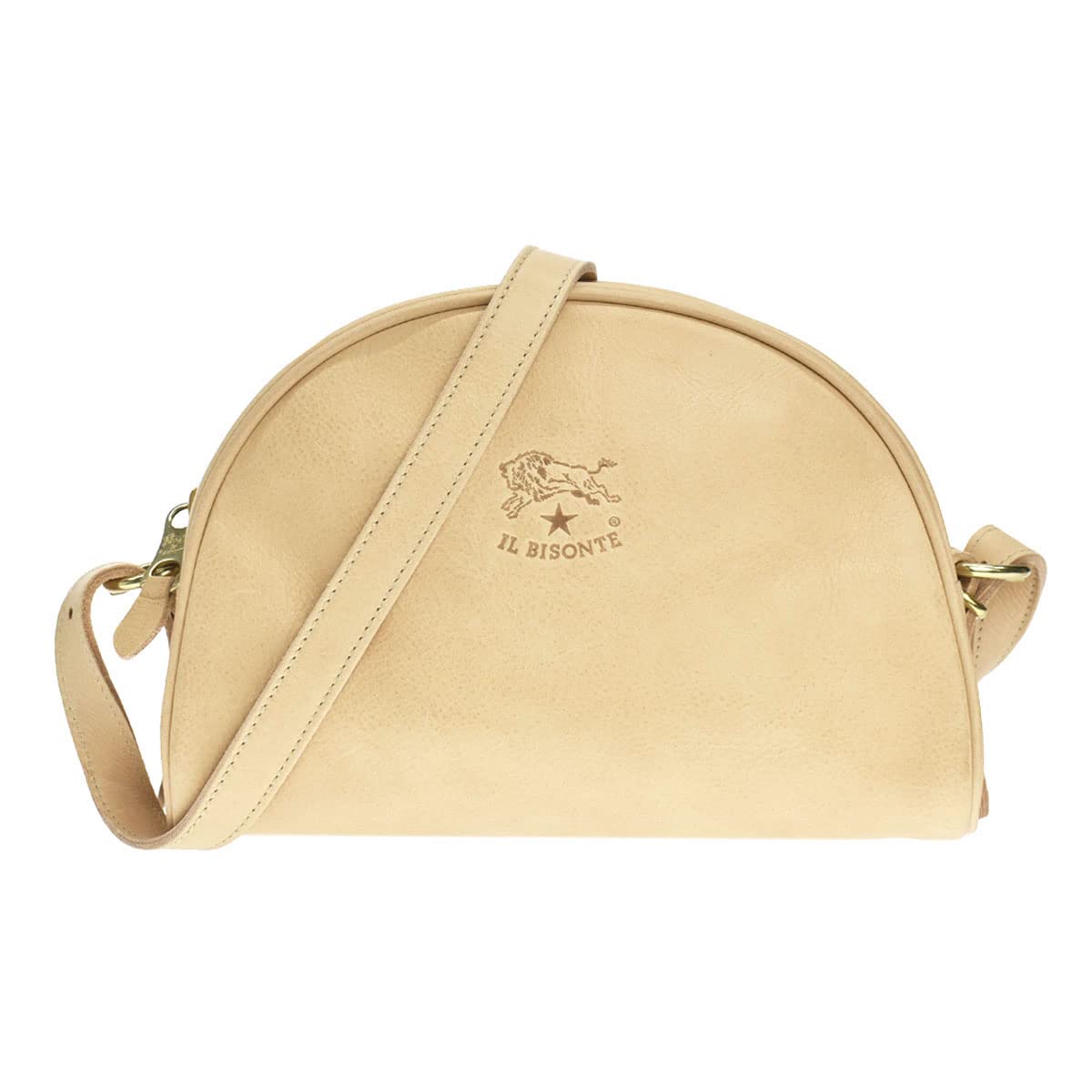 IL BISONTE NATURALE CROSSBODY Shoulder Bag, Natural, BCR004 PV0001 NA128B [Used]