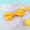 Polyester Plain Color Neck Bowtie For Unisex Adults Fashionable Formal Accessory For Weddings And Events