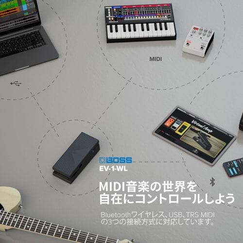 BOSS EV-1-WL Wireless Expression Pedal with Bluetooth and MIDI Control for WAZA-AIR and KATANA-AIR