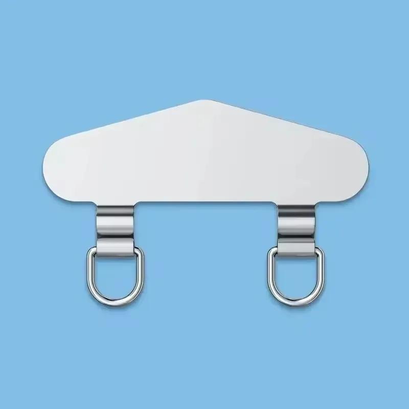Xiaomi Cordón para Teléfono Móvil de Acero Inoxidable Junta Clips para Colgar Cordón de Metal Ultra Fino Parche de Correa para Teléfono Móvil Clip de Tarjeta de Reemplazo