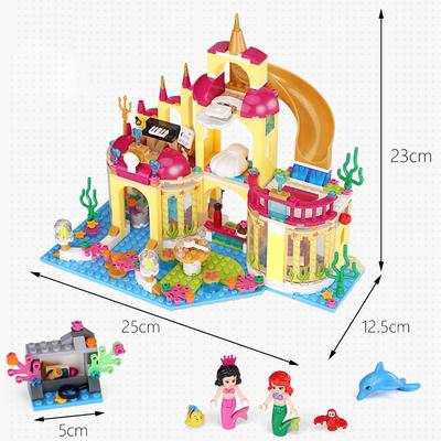 Princess Mermaid Ariel/'s Undersea Palace Model Building Blocks Assemble Toy
