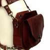 Mittelalterlicher Taillengürtel Drop-Leg-Tasche Oberschenkel Steampunk Taillenpackung PU-Leder Bauchtasche Motorrad Oberschenkel-Geldbörse für Damen