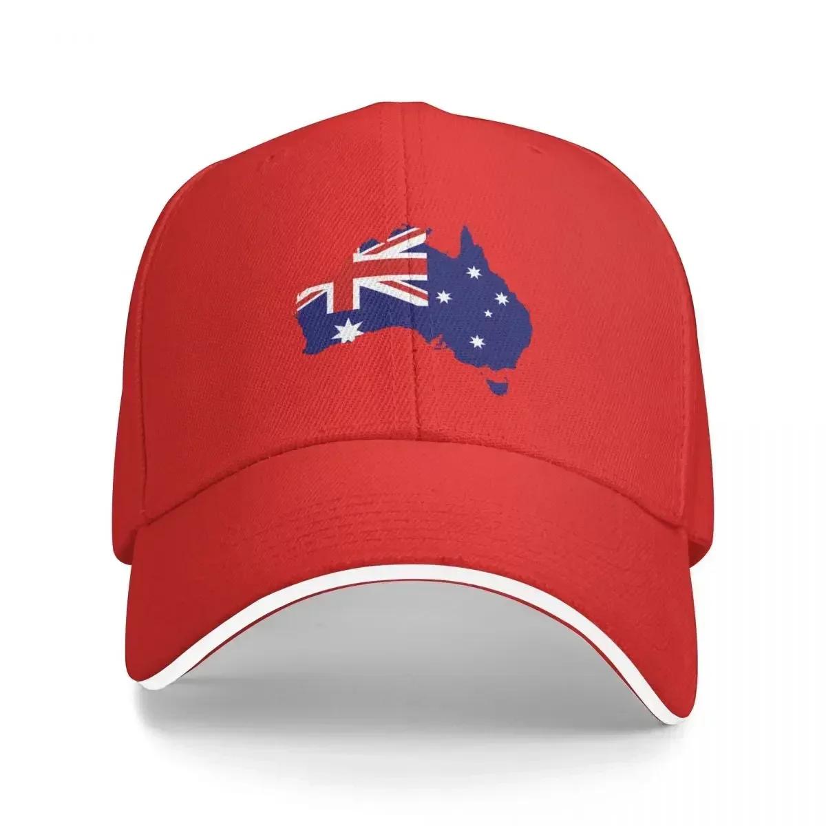 Australia Flag  Australian Map Baseball Cap custom Hat Golf Hat Women Unisexs