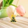 Christmas Necklace Women Titanium Steel Festive Design Trendy Accessory
