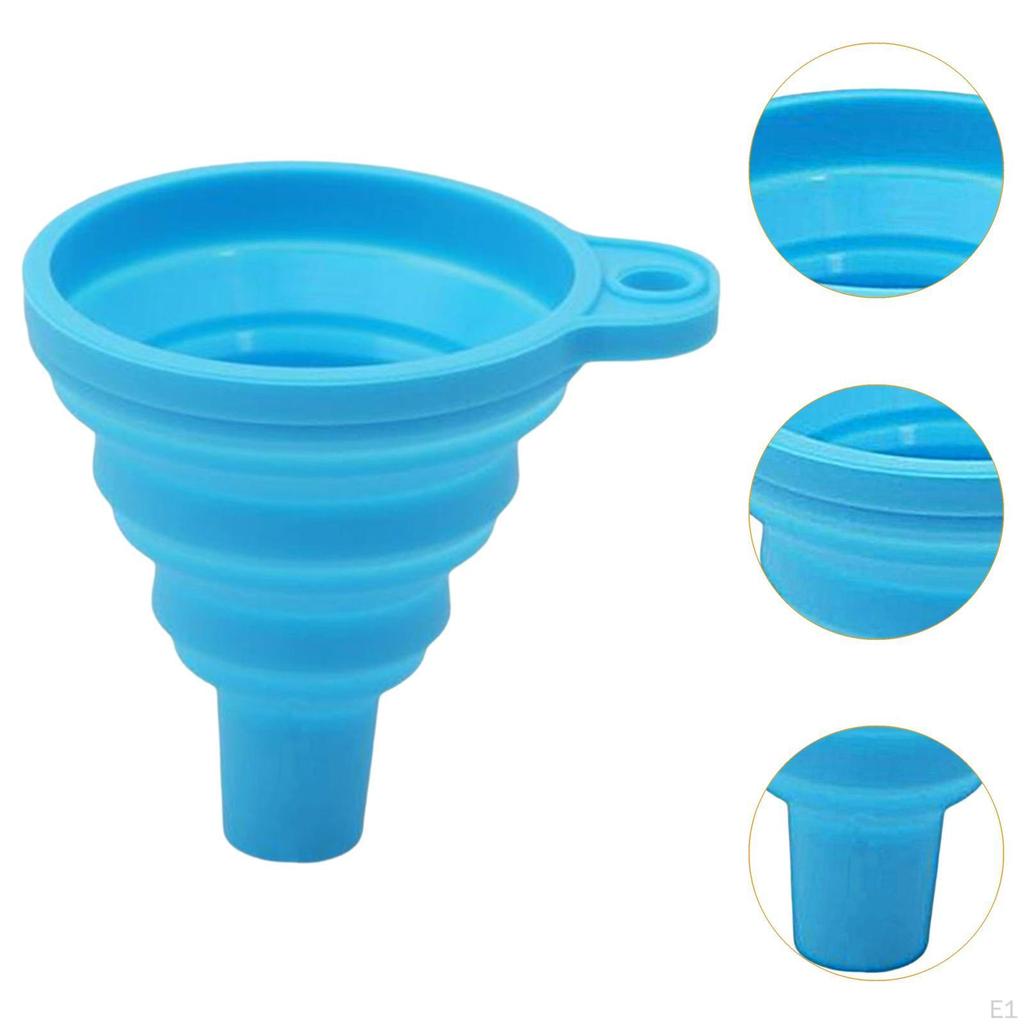 Collapsible Silicone Kitchen Funnel Kit
