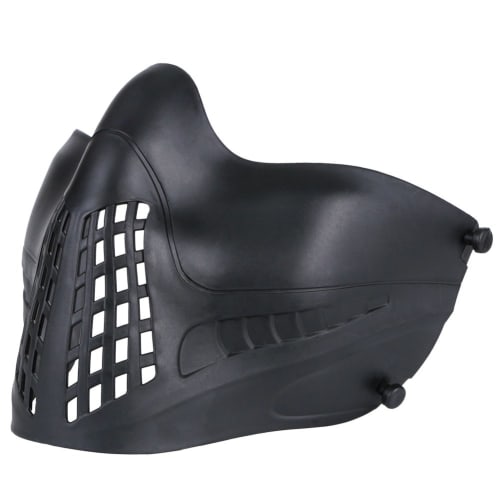 PHOENIX IKKI 2-Way Fast Helmet Attachment, 3-Band Design, Stable, Fog-Free, Unisex, Breathable, Tactical Face Mask, Half Mask, Face Guard, Airsoft Gea