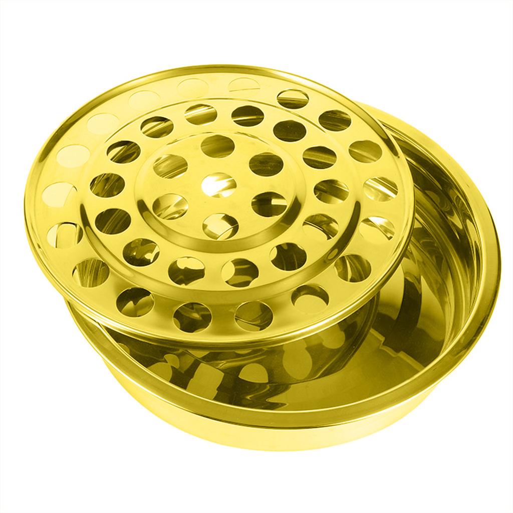 Professional Grades 304 Nonrust Steel 39 Hole Serving Tray With Stackable Feature Great For Restaurants And Outdoor Event