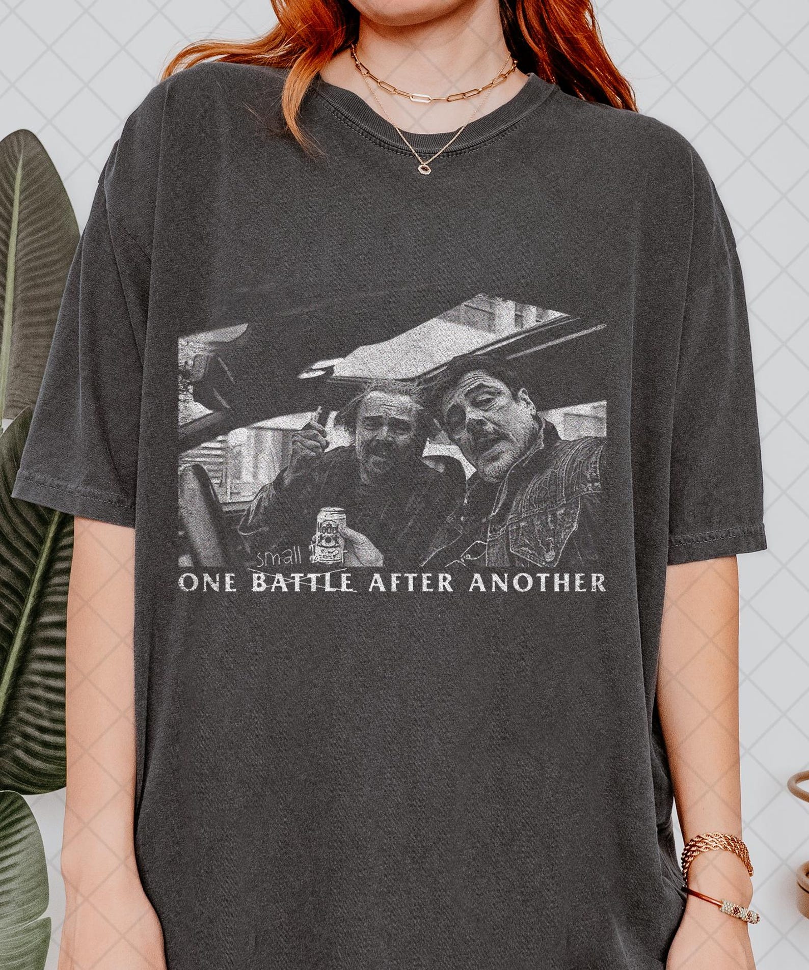 Comfort Colors One Small Beer After Another shirt for fans of comedy memes and film One Battle After Another S