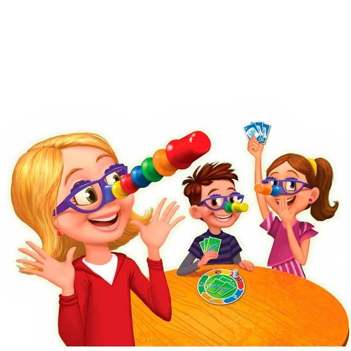 Jeu de société Menteur - 2 à 6 joueurs - Enfants 7 ans et plus - Lunettes et cartes amusantes