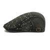Denim Beret Women British Vintage Forward Cap Men's Peaked Cap