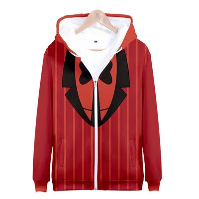 Faux Blazer Zipper Sweatshirt Autumn Winter Zip Up Hoodies Coat Women 3D Printed Men's Men's Casual Cardigan Jacket