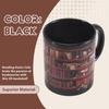 Black Mug Bookshelf Ceramic Coffee Mug Mug Men's Toolbox Ceramic Mug